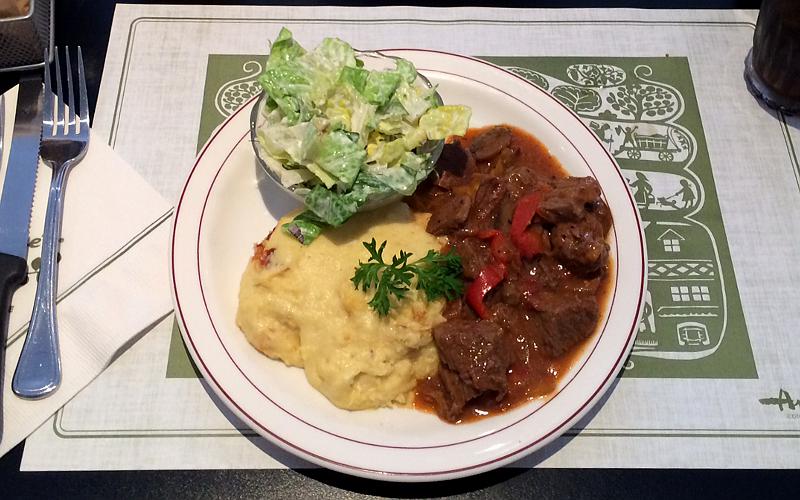 Beef goulash with polenta - Andre's Overland Park, Kansas