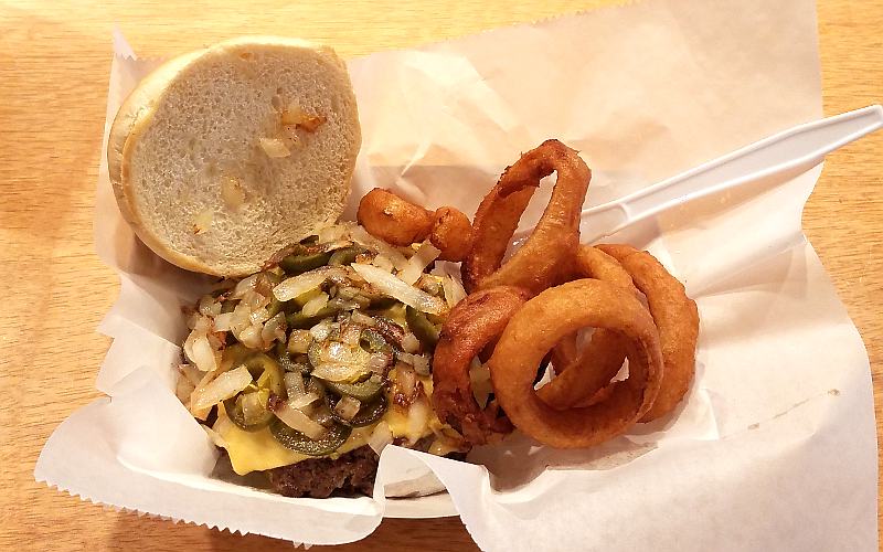 Bobby Burger at the Snack Shack on Santa fe