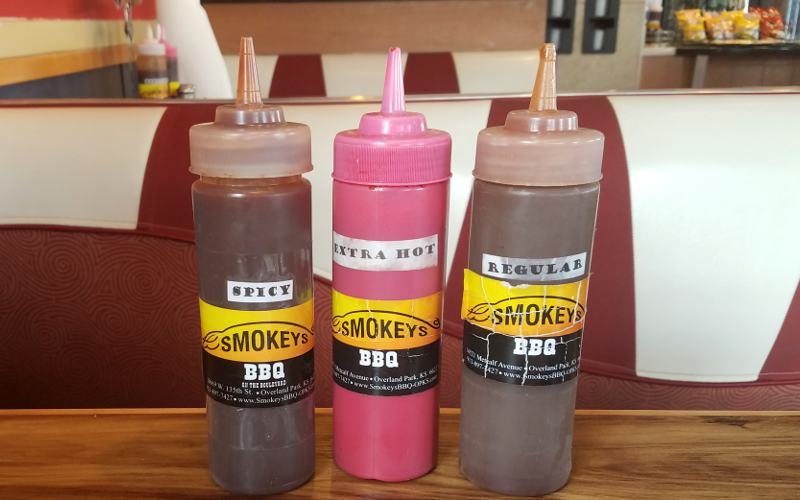 Smokey's on the Blvd's BBQ sauces