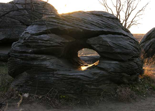 Sun set at Rock City