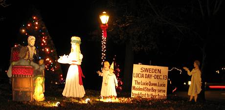 Potwin Place Neighborhood Christmas Display - Topeka, Kansas