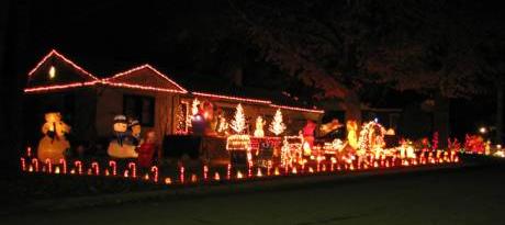 Virginia Avenue Christmas Display - Topeka, Kansas