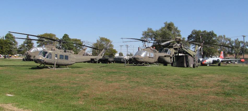 Military aircraft at the Museum of the Kansas National Guard