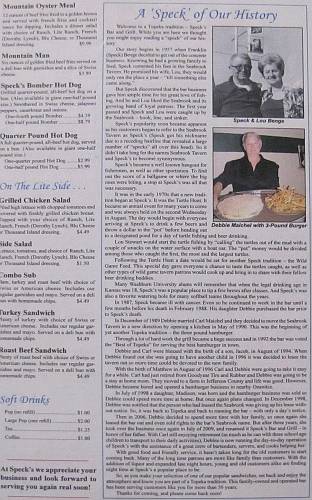 Speck's Bar and Grill history
