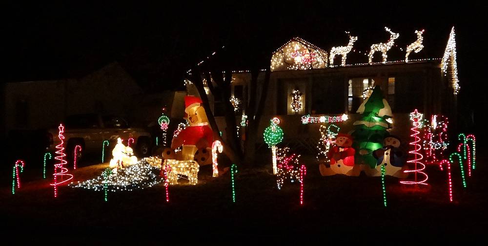 Topeka Christmas Light Display Tour Kansas