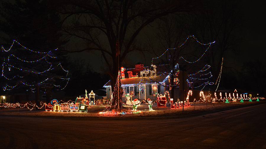 Topeka Christmas Light Display Tour Kansas