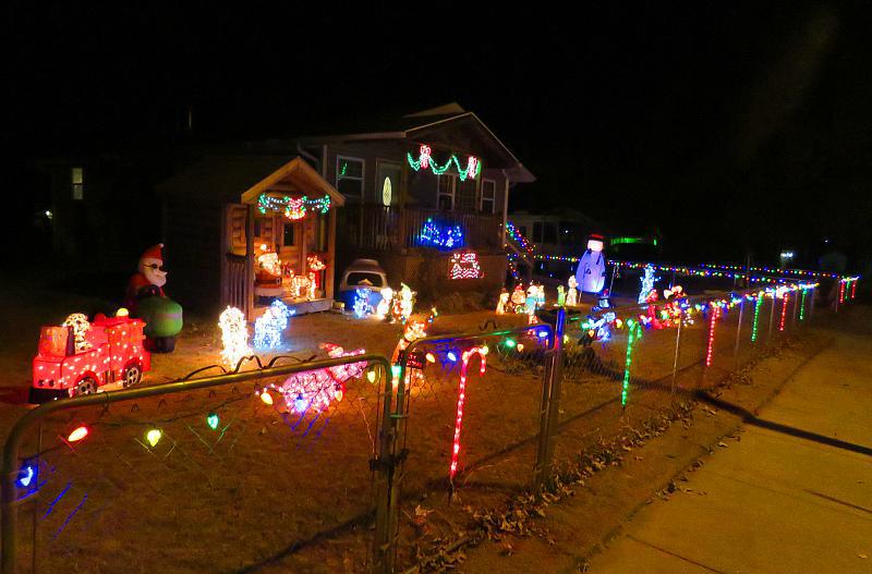Topeka Christmas Light Display Tour Kansas