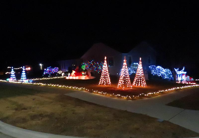 Topeka Christmas Light Display Tour Kansas