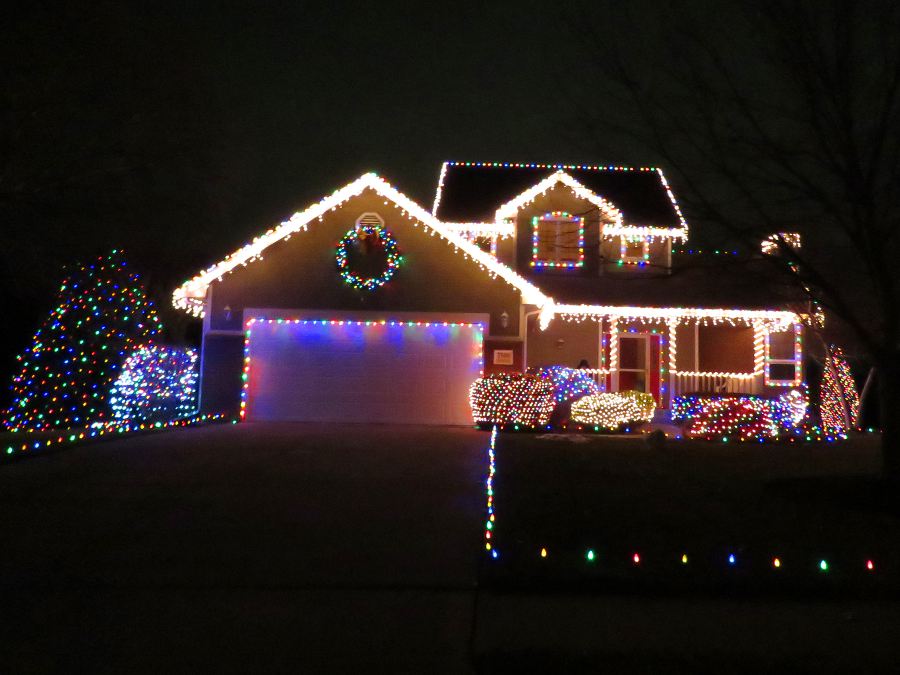 Topeka Christmas Light Display Tour Kansas
