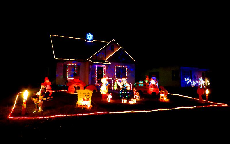 Topeka Christmas Light Display Tour Kansas