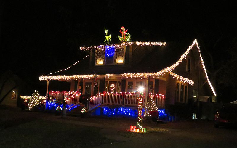 Topeka Christmas Light Display Tour Kansas