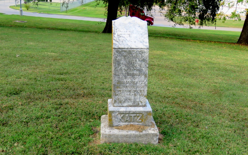Martha E. Katz headstone
