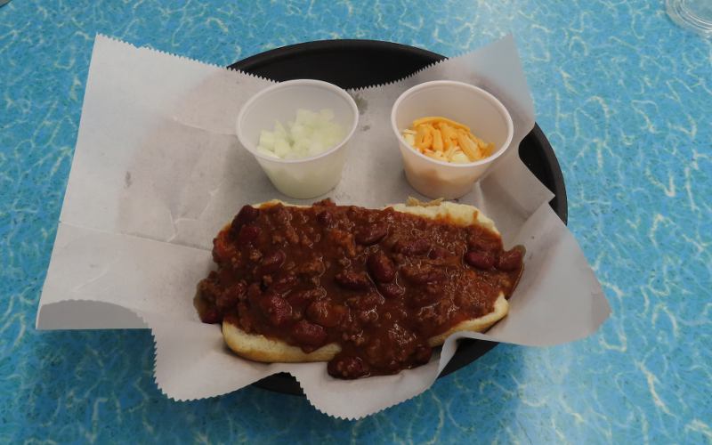Chili dog - Little Russia Chili Parlor