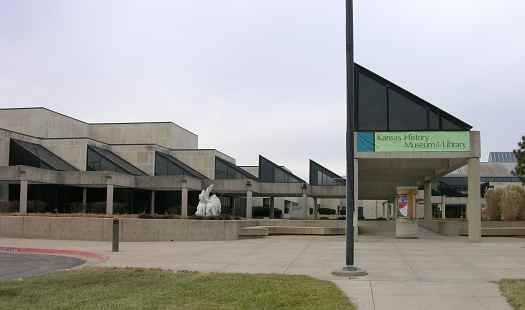 Kansas History Museum and Library in Topeka, Kansas