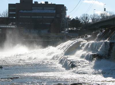 Bowersock Dam in Lwarence, Kansas.