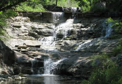 Chase Lake Falls - Cottonwood Falls, Kansas