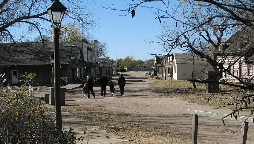 Wichita's Old Cowtown main street