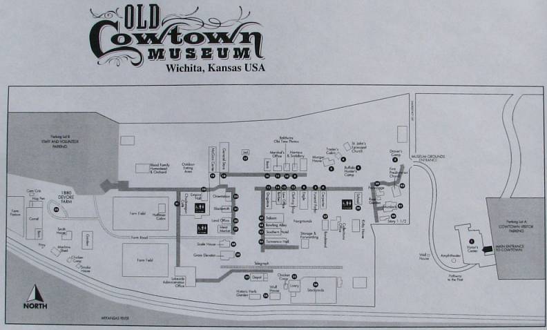 Old Cowtown Museum map
