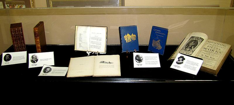 Sir Walter Scott, Robert Browning, Edgar Allan Poe, Rudyard Kipling and Francis Bacon