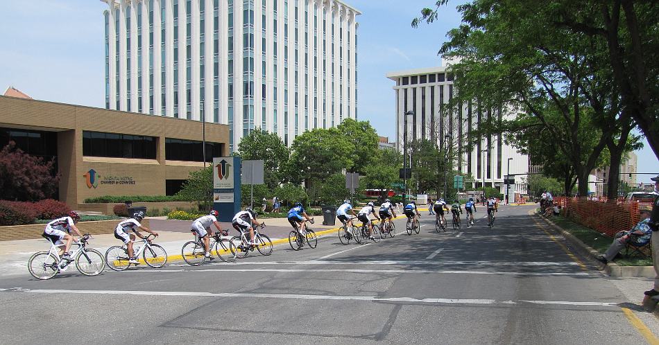 Wichita RIverFest bicycle race