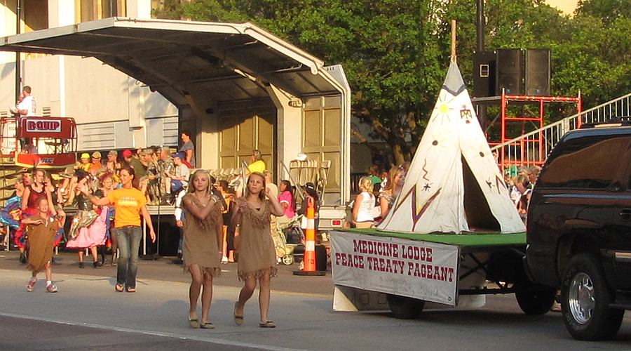 Medicine Lodge Peace Treaty Pageant parade entry