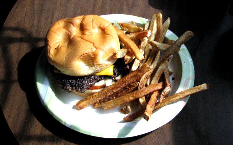 Bacon cheeseburger