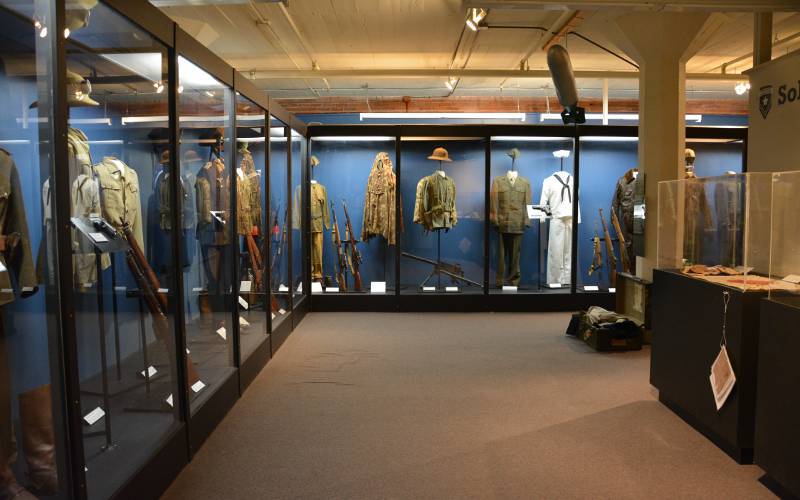 World War II displays at the Museum of World Treasures