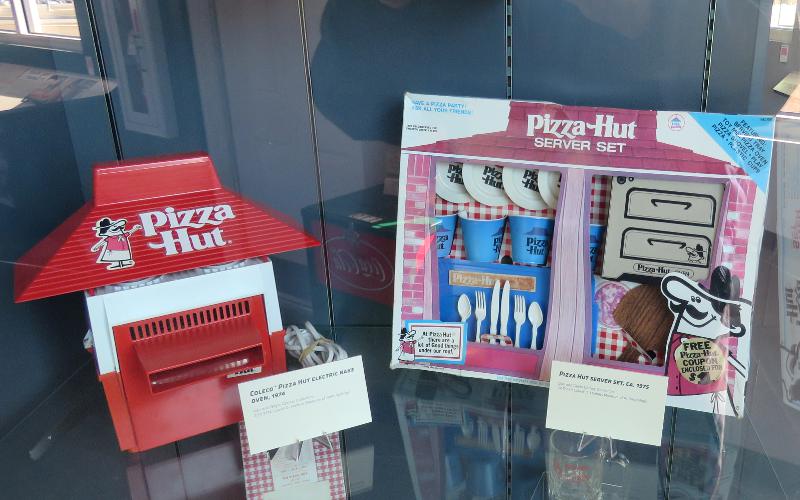 Pizza Hut branded toys from the 1970s